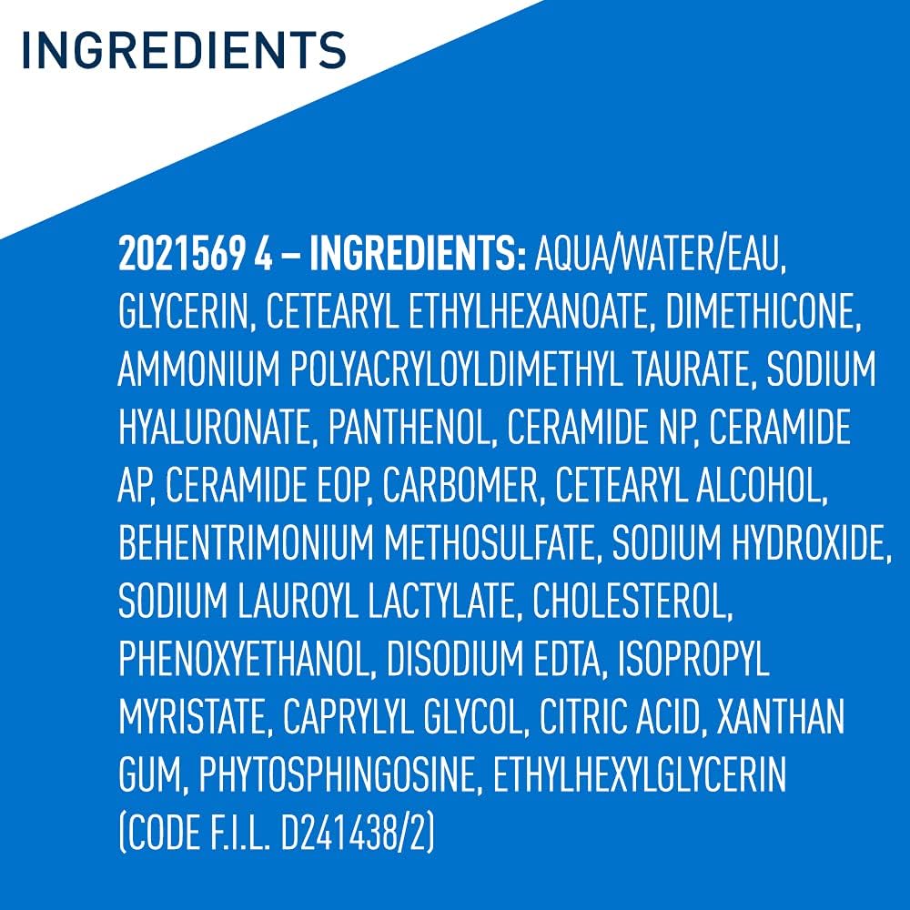 Sérum hydratant à l'acide hyaluronique – Avec vitamine B5 et céramides