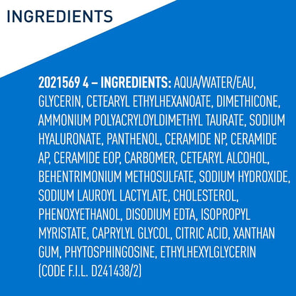 Sérum hydratant à l'acide hyaluronique – Avec vitamine B5 et céramides