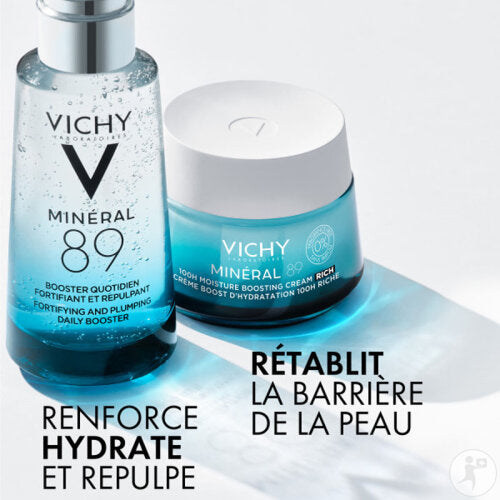 Vichy Minéral 89 Booster Fortifiant Hydratation Flacon Pompe 50ml