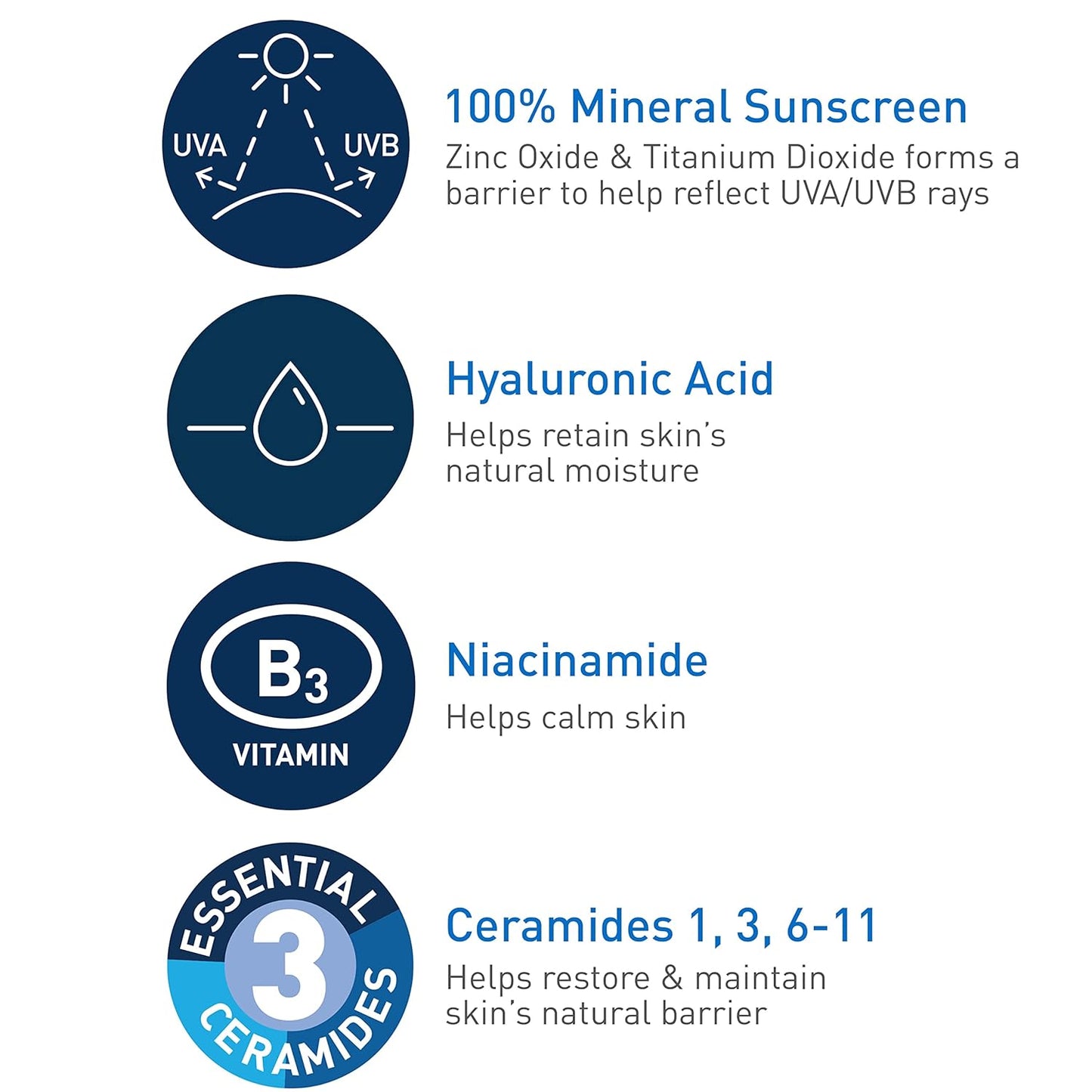 100% Mineral Sunscreen SPF 30 – With Zinc, Niacinamide & Hyaluronic Acid