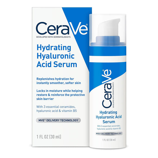 Hydrating Hyaluronic Acid Serum – With Vitamin B5 & Ceramides