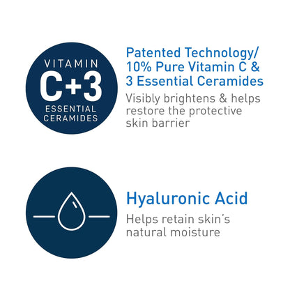 Sérum à la vitamine C – 10 % de vitamine C pure avec acide hyaluronique