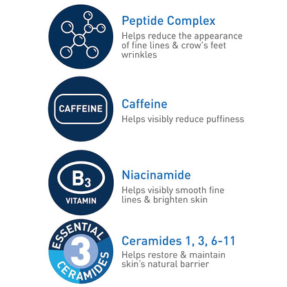 Crème contour des yeux régénérante – Aux peptides, à la caféine et à la niacinamide