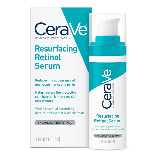 Sérum resurfaçant au rétinol – Pour les marques post-acné et le resserrement des pores