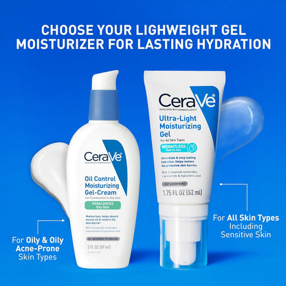 Gel hydratant ultra-léger – Aux céramides et à la niacinamide