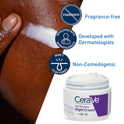 Crème de nuit régénératrice pour la peau – Aux peptides, à la niacinamide et à l'acide hyaluronique